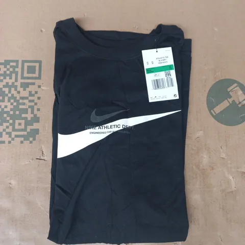 NIKE ATHLETIC SHORT SLEEVE T-SHIRT IN BLACK/GREY SIZE XL