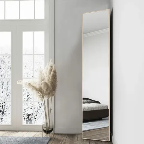 BOXED HEULYN RECTANGLE METAL MIRROR
