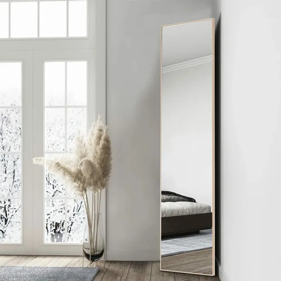 BOXED HEULYN RECTANGLE METAL MIRROR  