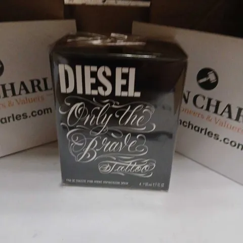 BOXED AND SEALED DIESEL ONLY THE BRAVE TATTOO EAU DE TOILETTE 50ML
