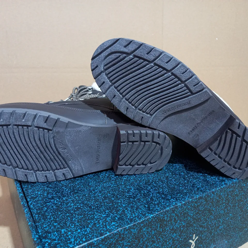 EMU OKAB WATERPROOF BOOTS ESPRESSO COLOUR SIZE 7