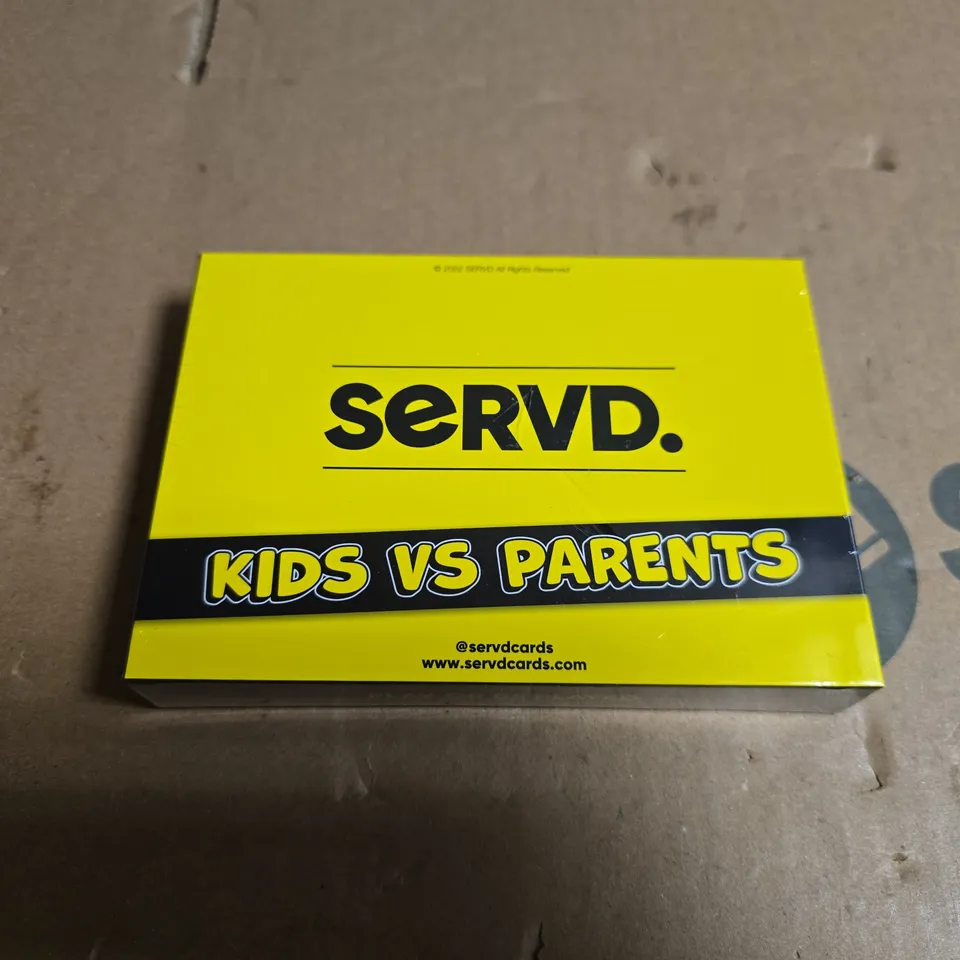 SERVD KIDS VS PARENTS CARD GAME