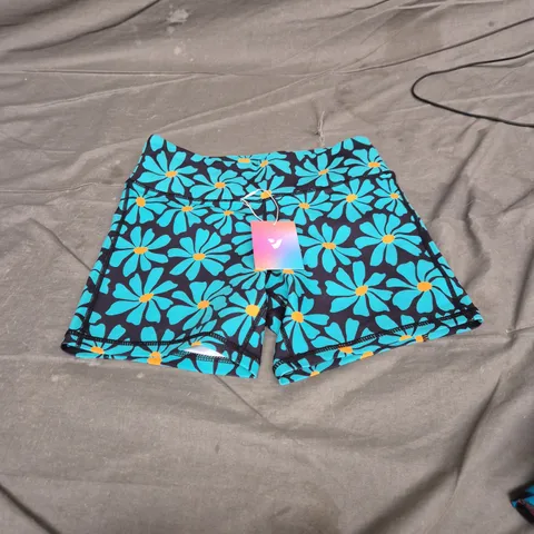 WOMEN'S FLORAL PRINT VOXY SHORTS, SIZE M