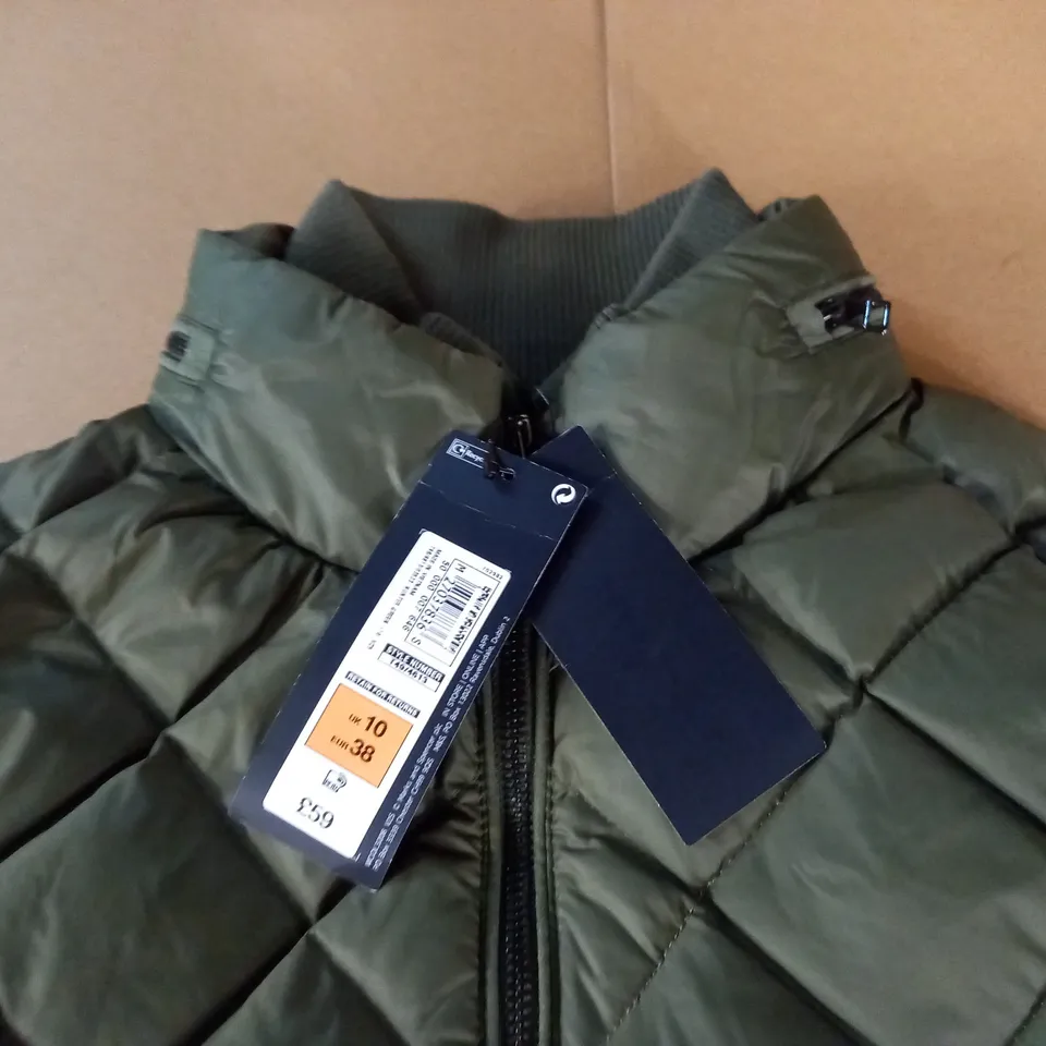 M&S FEATHER & DOWN GREEN GILET - UK 10