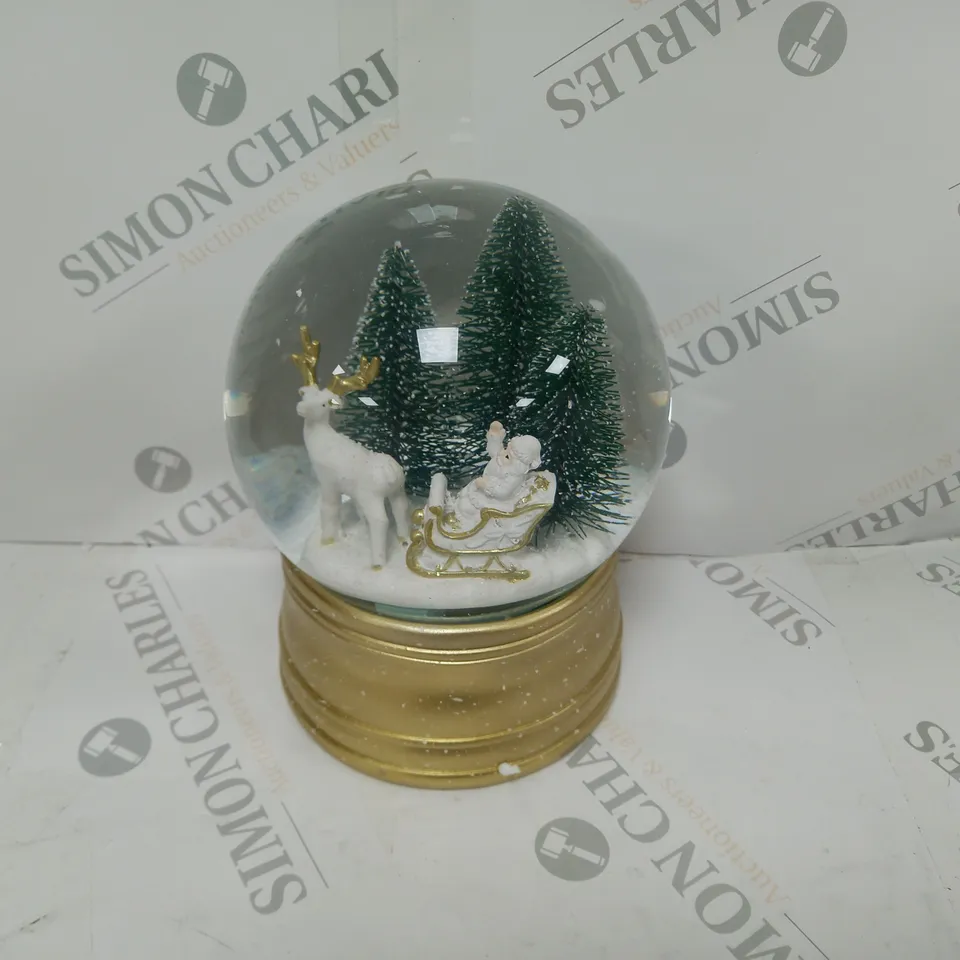 SANTA EXPRESS CHRISTMAS CHARACTER MUSICAL WATER SPINNER - SANTA
