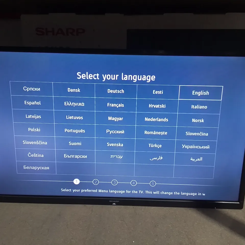 BOXED SHARP SMART TV HD/FULL HD 32" HD READY 32EE4K