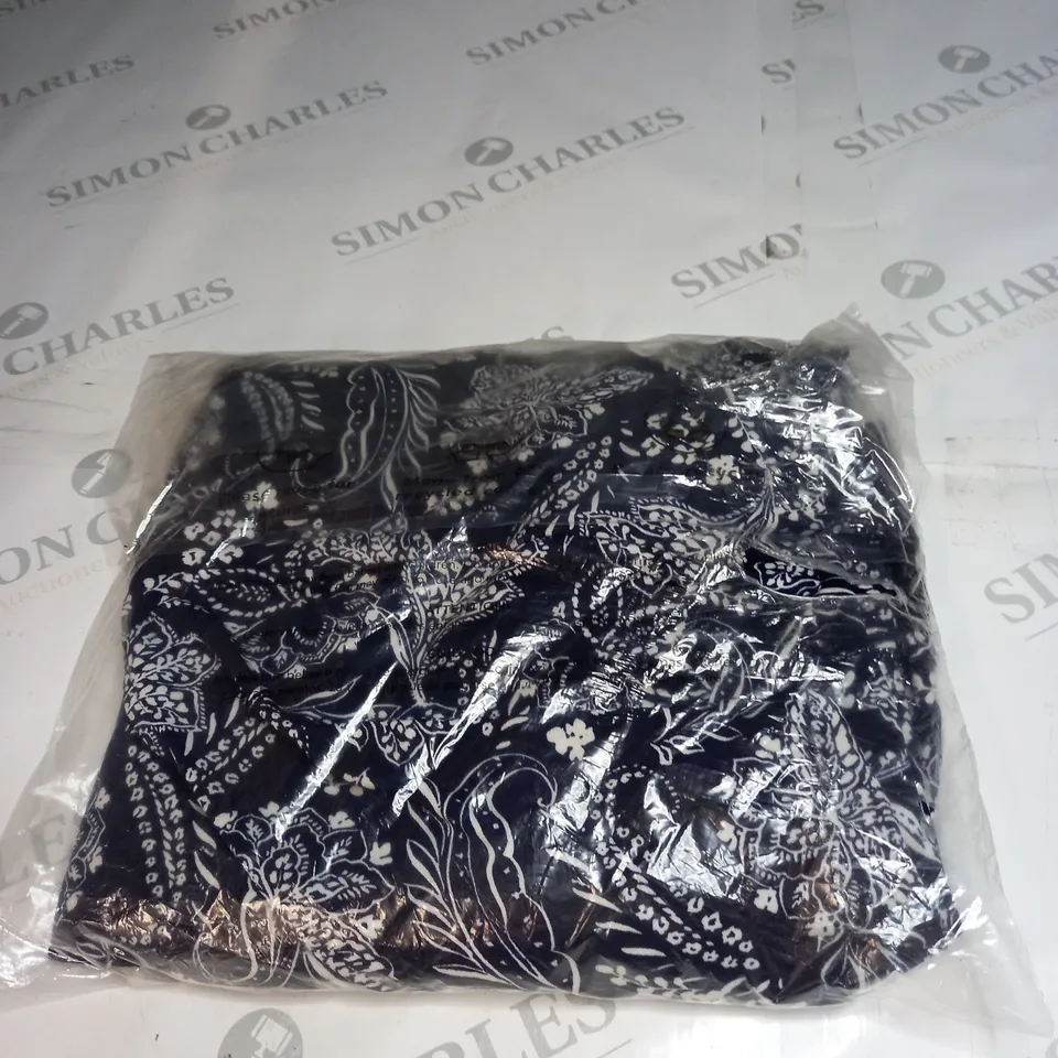 JULIE SLINKY TECYCLED LACE TRIM MIDI DRESS SIZE 16