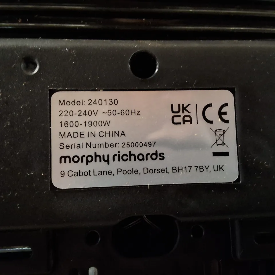 MORPHY RICHARDS 403VENTURE BRUSHED 4 SLICE TOASTER
