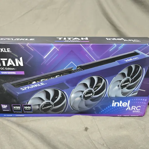 SEALED SPARKLE INTEL ARC B580 TITAN OC EDITION 12GB GRAPHICS CARD