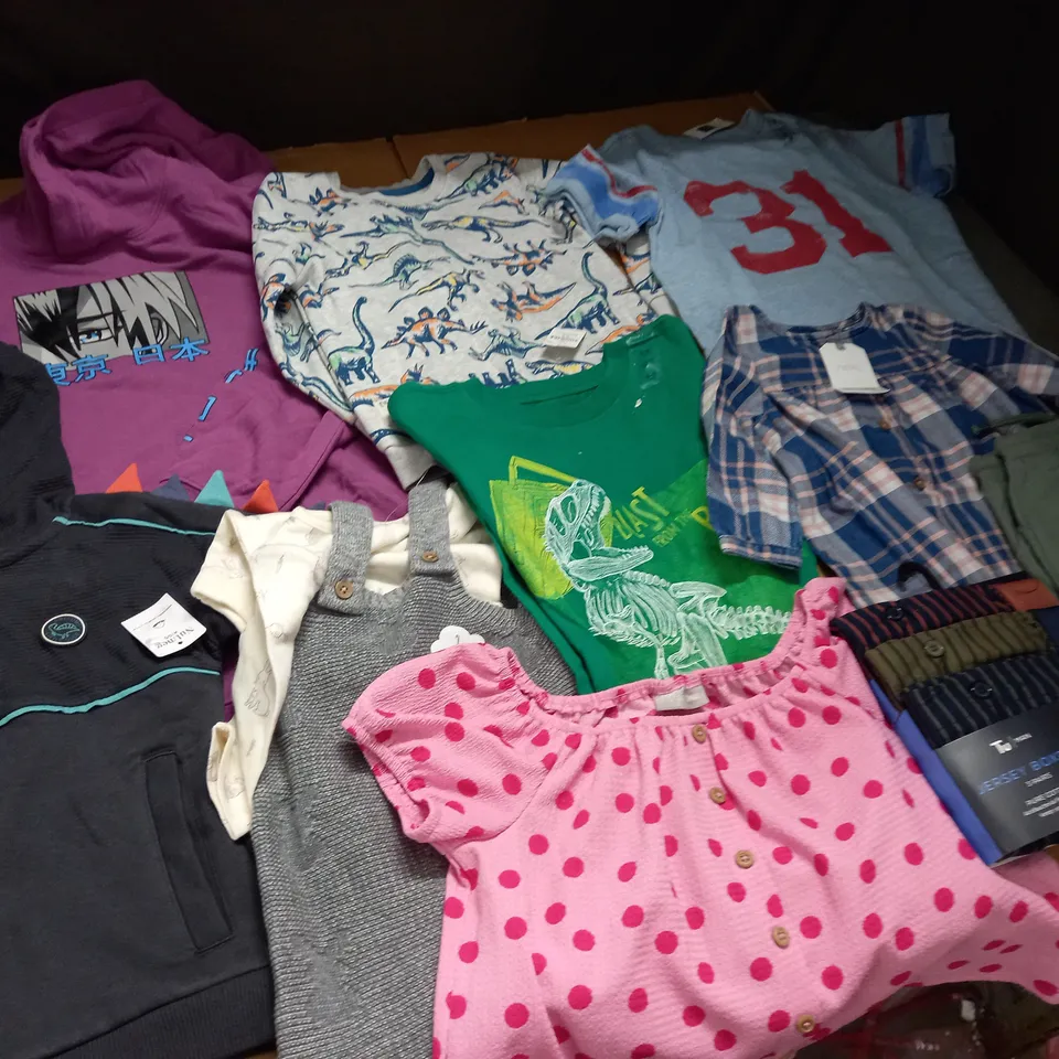LARGE QUANTITY OF ASSORTED KIDS CLOTHING ITEMS