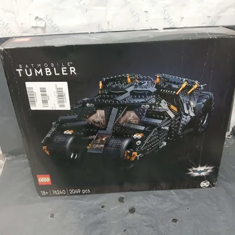 BOXED LEGO BATMAN THE DARK KNIGHT TRILOGY BATMOBILE TUMBLER - 76240