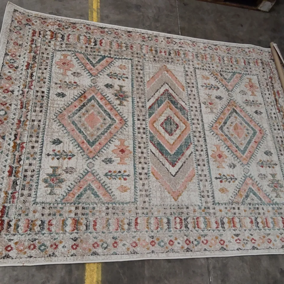 HEACOCK DHURRIE PURPLE/GREY RUG 160×213CM