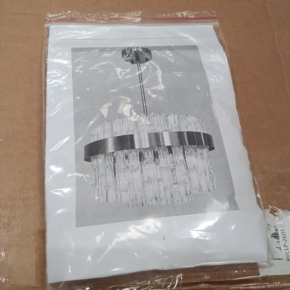 BOXED CHANDELIER - BLACK (1 BOX)