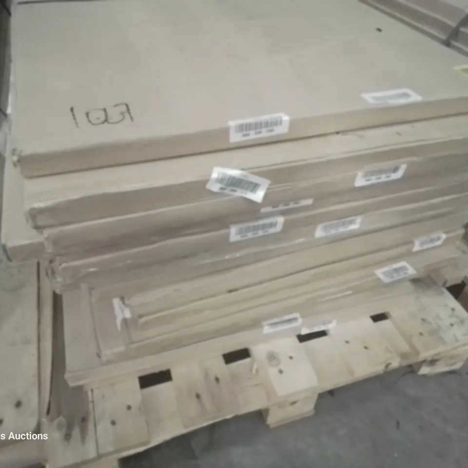 PALLET OF APPROXIMATELY 15 BOXED HI-MACS KITCHEN WORKTOPS 2200 × 620 × 20mm