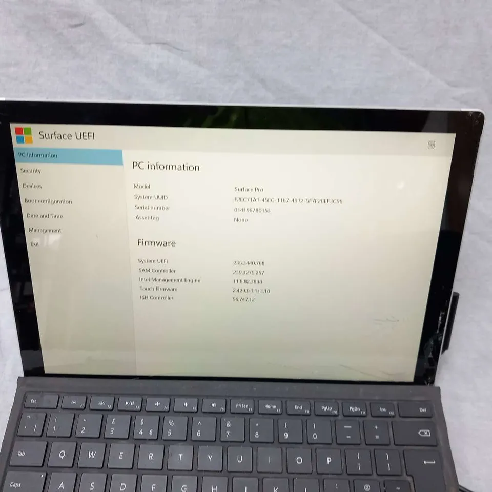 MICROSOFT SURFACE PRO 128GB