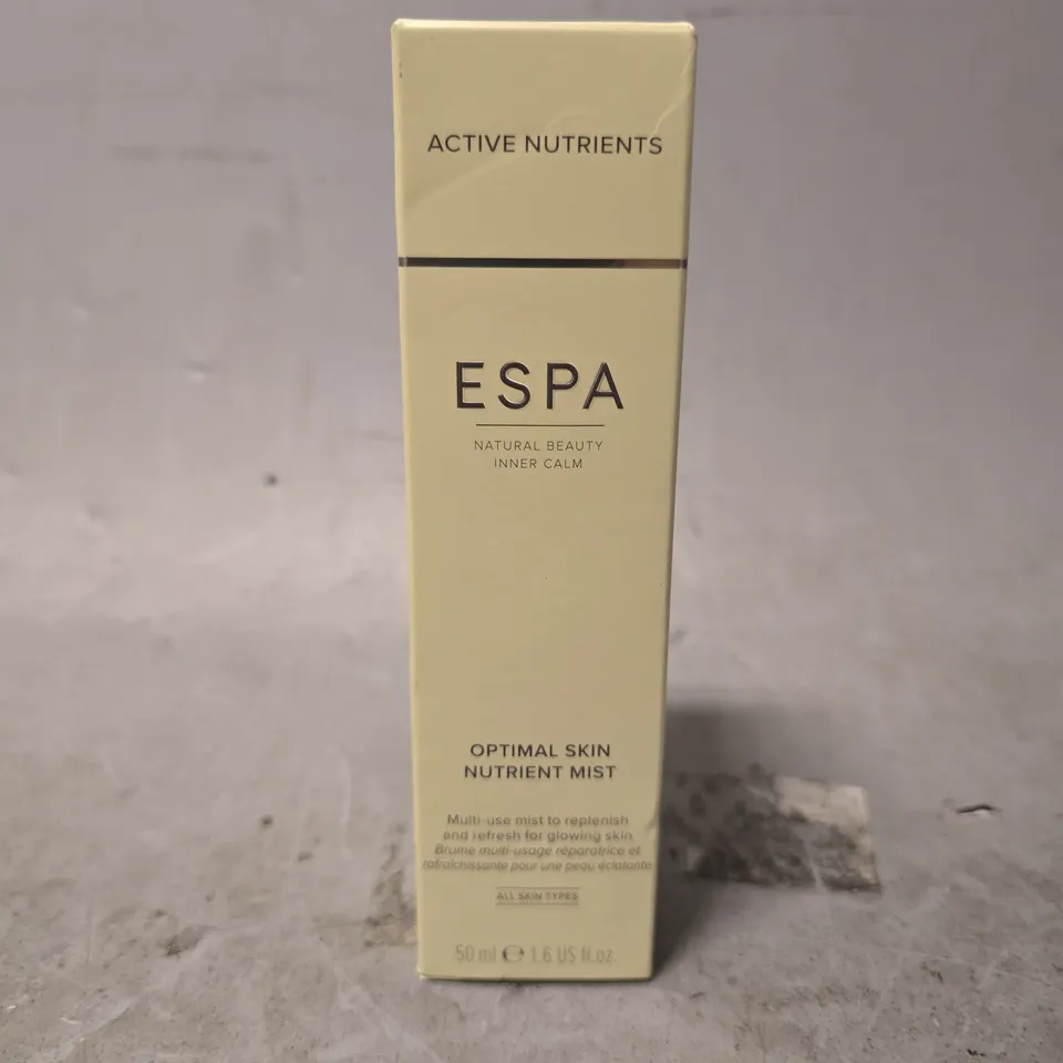 BOXED ESPA OPTIMAL SKIN NUTRIENT MIST 