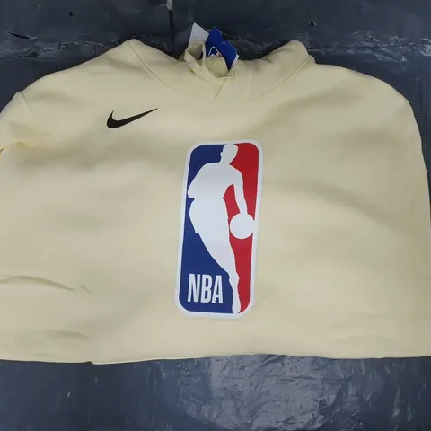 NIKE MEN'S NBA HOODIE IN BANANA YELLOW SIZE LARGE