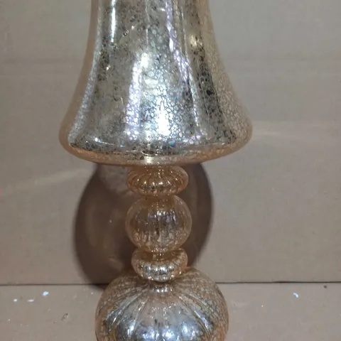 HOME REFLECTIONS PRE-LIT LED MERCURY GLASS LAMP GOLD