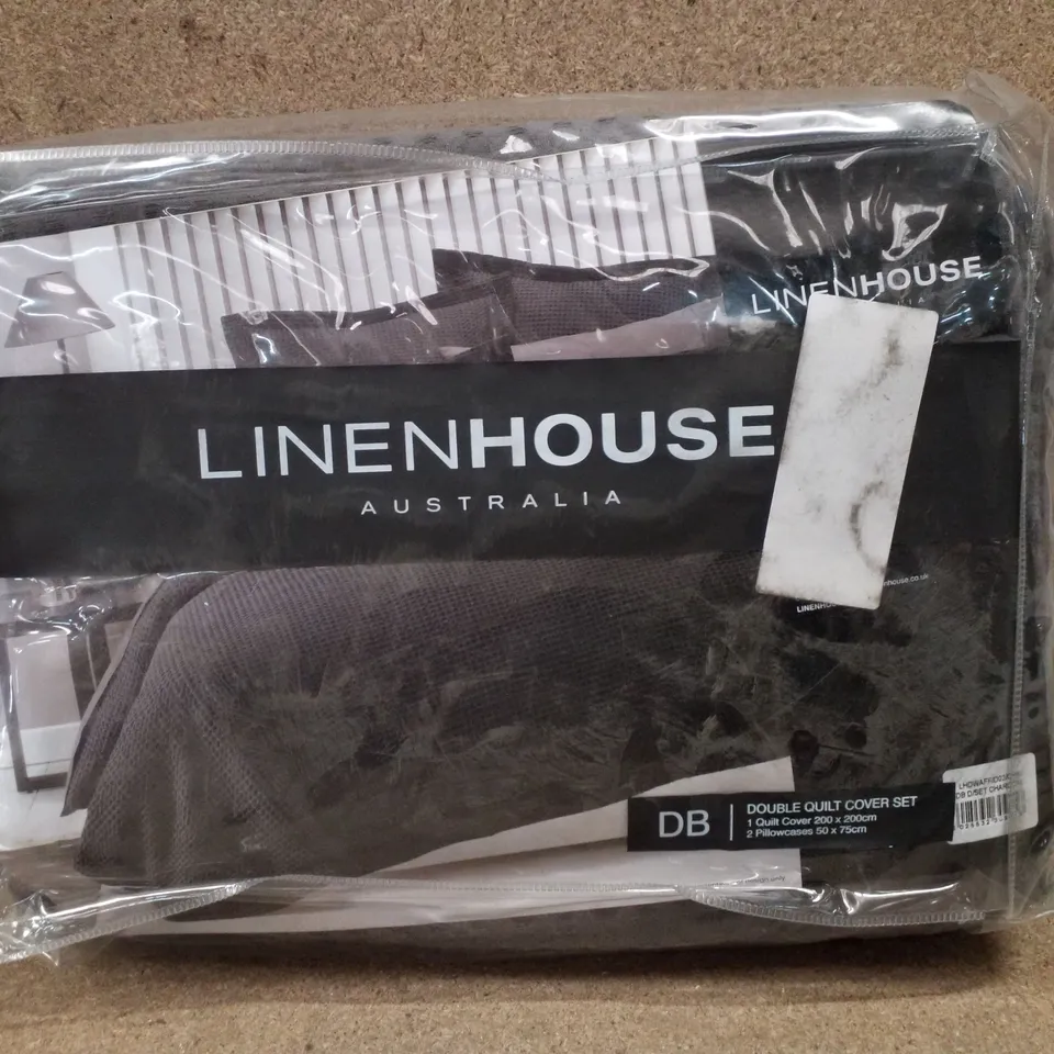 LINENHOUSE AUSTRALIA DOUBLE 200×200CM DUVET COVER SET 