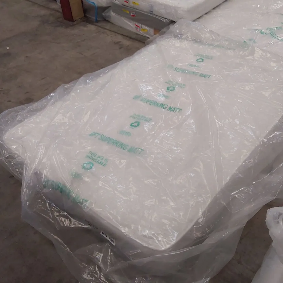 QUALITY BAGGED 4'6" DOUBLE HYBRID MEMORY FOAM MATTRESS