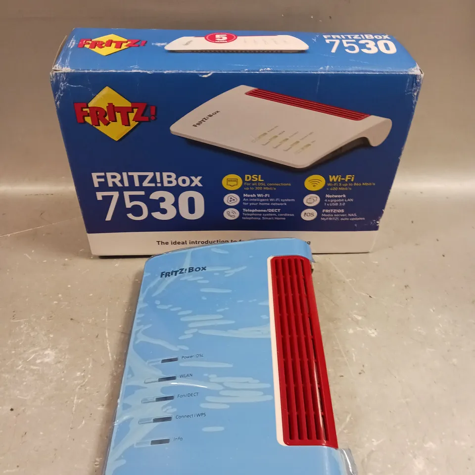 BOXED FRITZ!BOX 7530 WIRELESS ROUTER