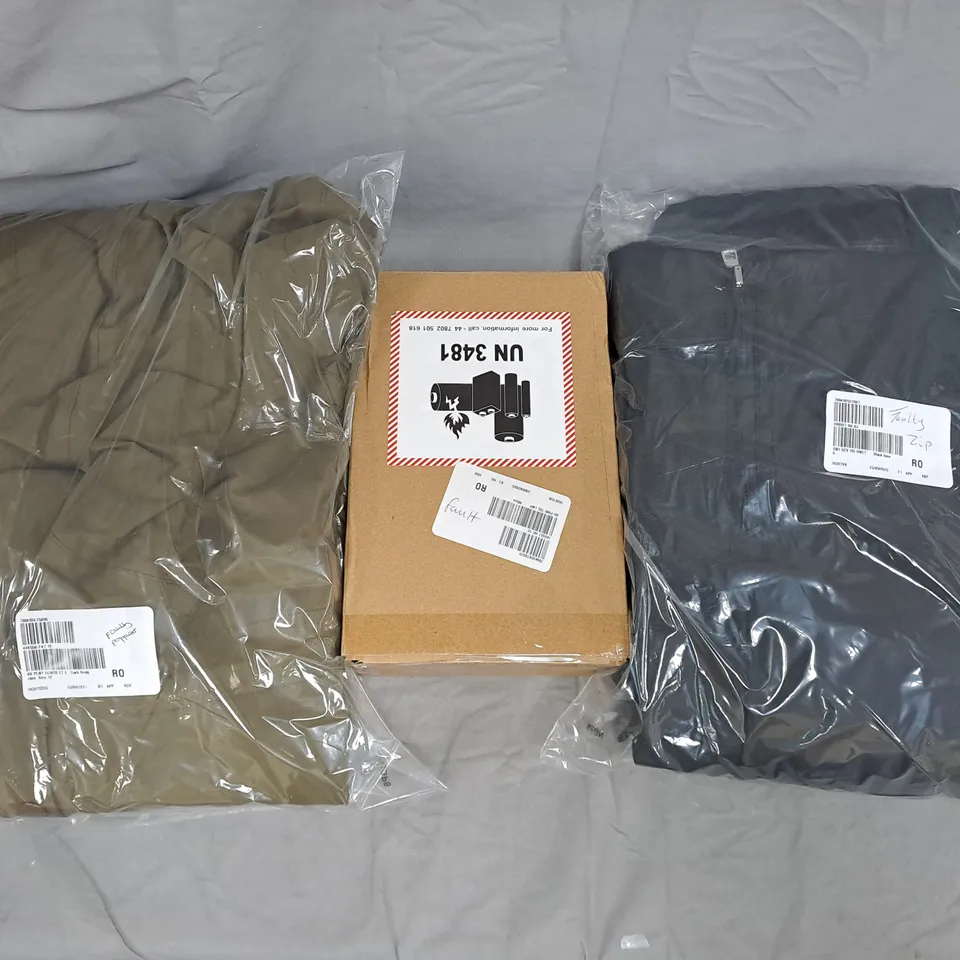 BOX OF APPROXIMATELY 10 ASSORTED HOUSEHOLD AND FASHION ITEMS IN VARIOUS STYLES, SIZES, AND COLOURS - COLLECTION ONLY