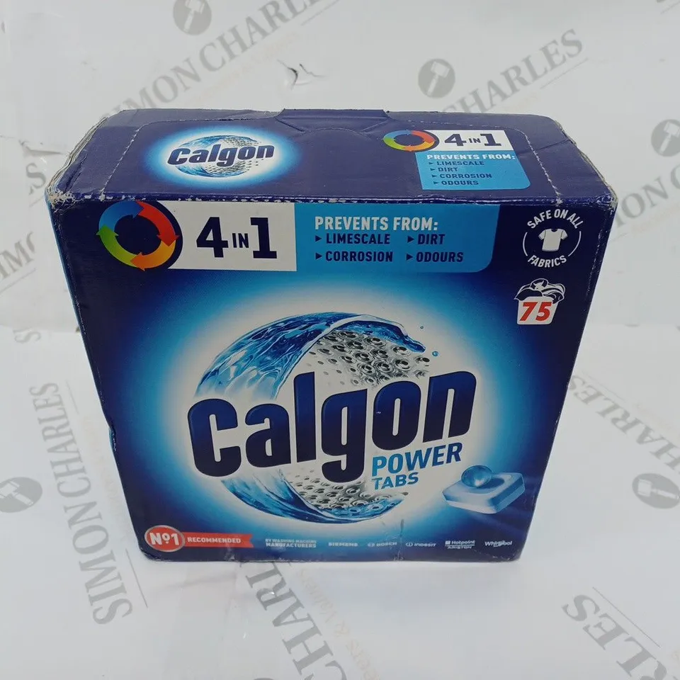 BOX OF APPROXIMATELY 75 CALGON 4-IN-1 POWER TABS