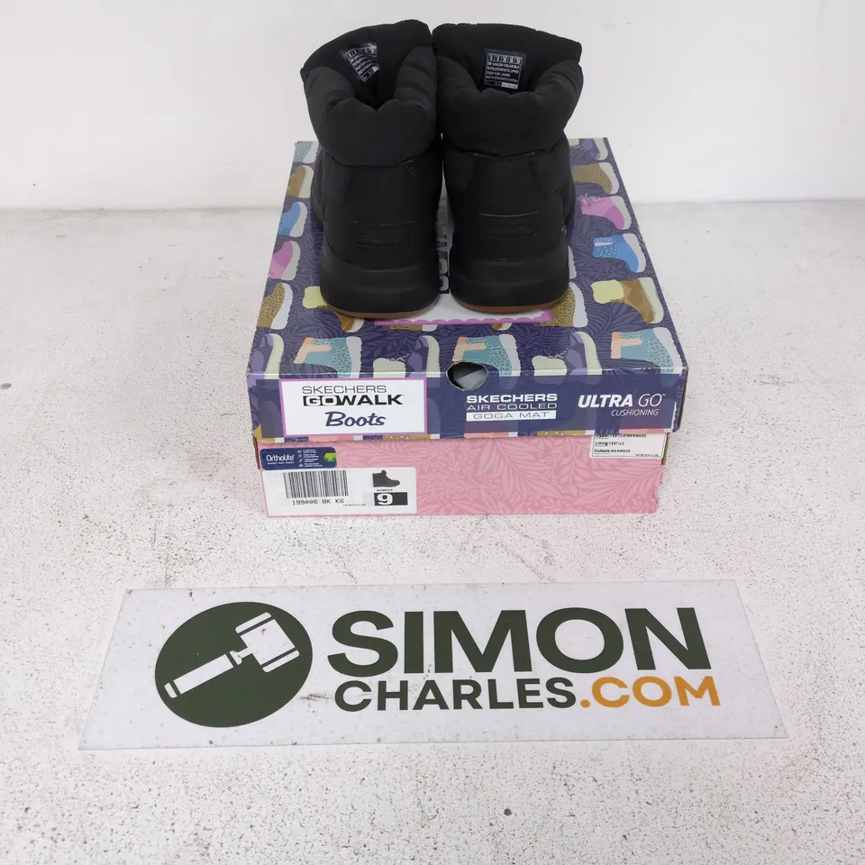 Skechers Gowalk Boots – Black – Size 6