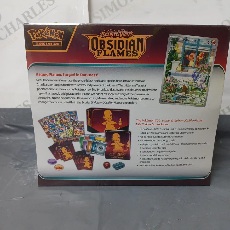 NEW AND SEALED POKEMON OBSIDIAN FLAMES TRADING CARD GAME ELITE TRAINER BOX