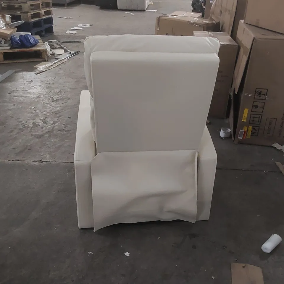 FAUX LEATHER MANUAL RECLINER