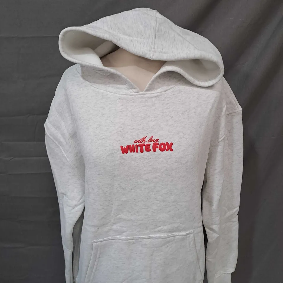 WHITE FOX CASUAL GREY HOODIE SIZE UNSPECIFIED