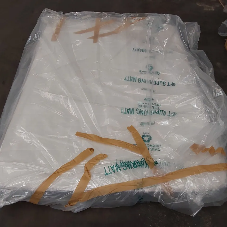 QUALITY BAGGED 4'6" DOUBLE HYBRID MEMORY FOAM OPEN COIL MATTRESS 