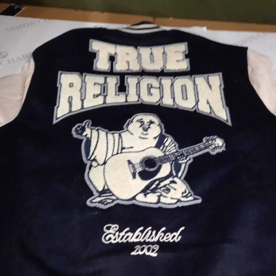 TRUE RELIGION VARSITY JACKET SIZE S