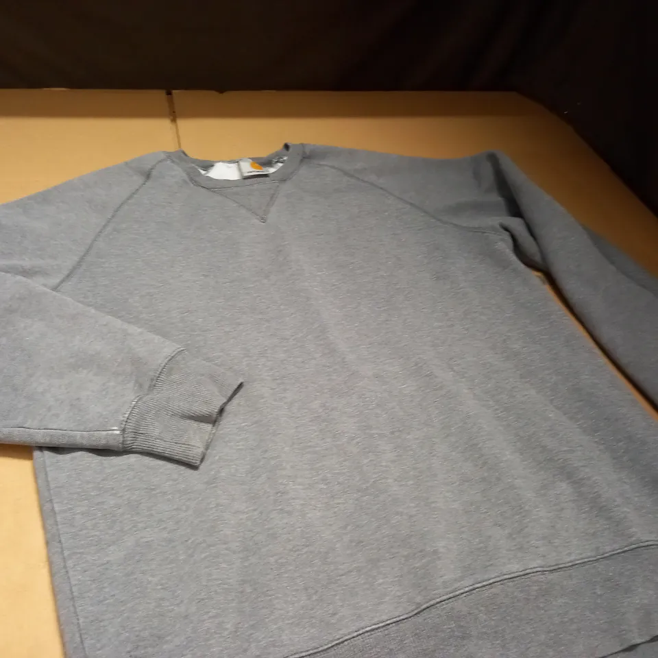 CARHARTT GREY JUMPER - L