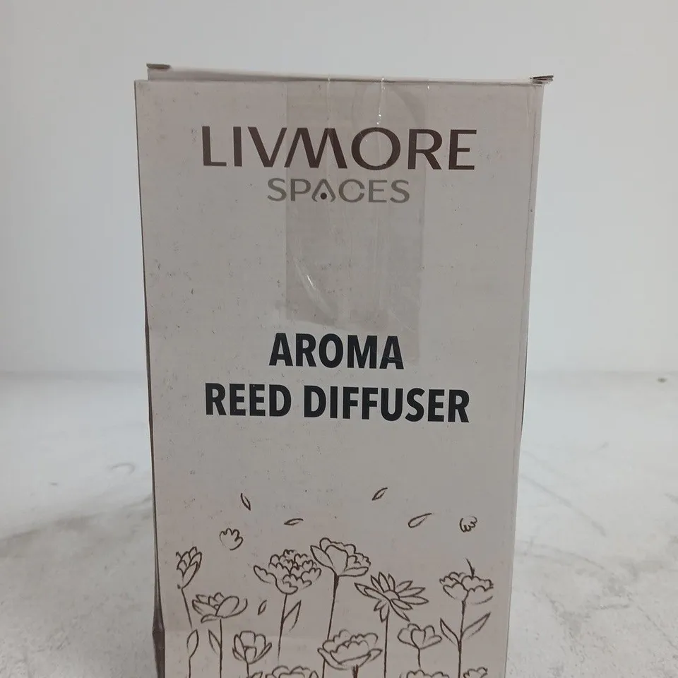 LIVMORE SPACES AROMA REED DIFFUSER – BOXED