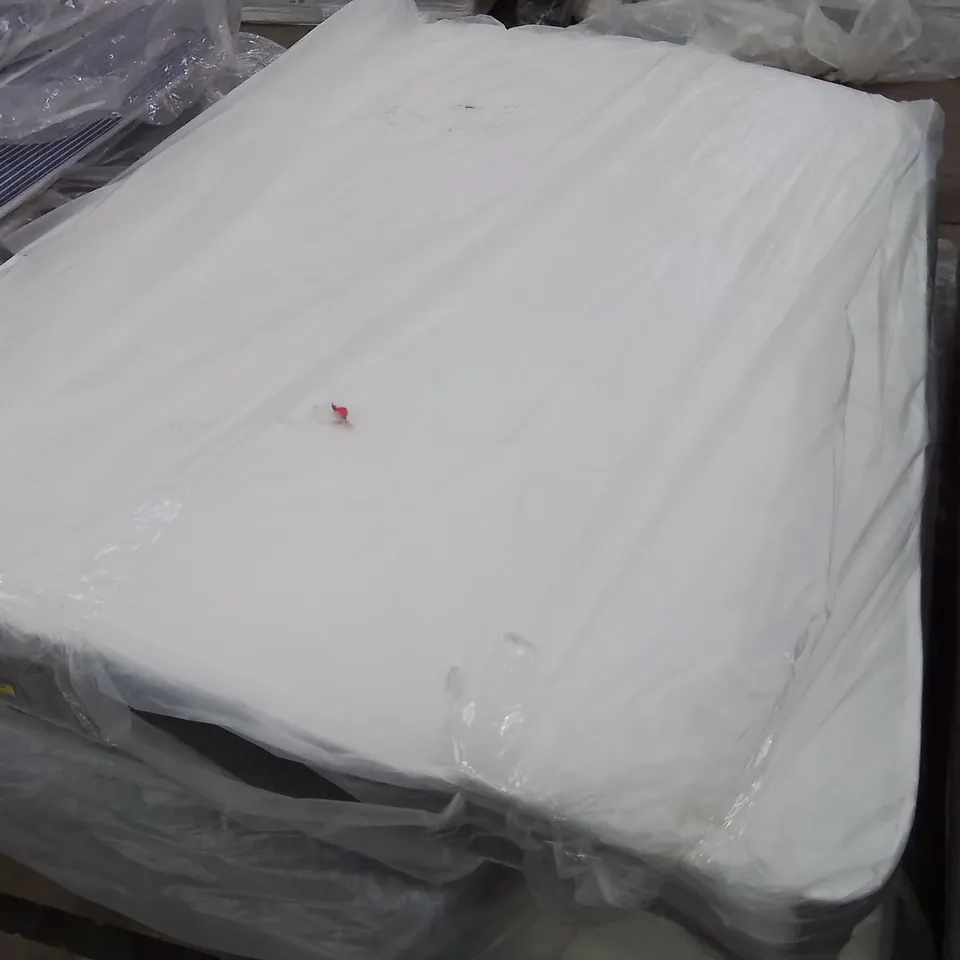 QUALITY BAGGED 4'6" MEMORY FOAM OPEN SPRUNG COIL MATTRESS 