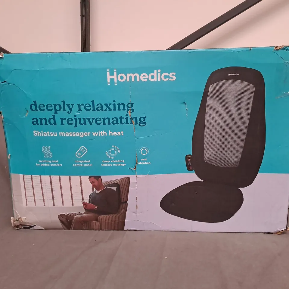 BOXED HOMEDICS SHIATSU MASSAGER