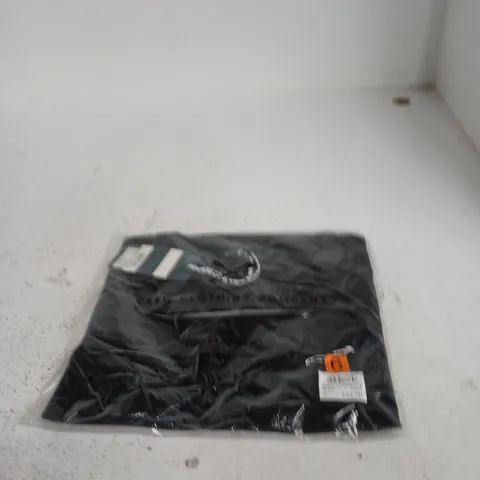 CREW CLOTHING COMPANY PERFECT V-NECK SLUB BLACK TOP – UK SIZE 6