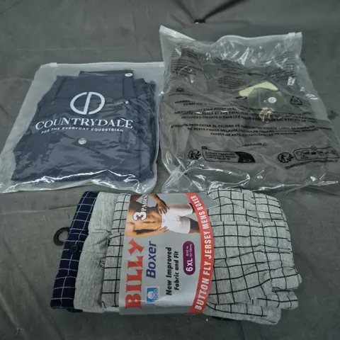 APPROXIMATELY 25 ASSORTED CLOTHING AND FASHION PRODUCTS IN VARIOUS STYLES AND SIZES - COLLECTION ONLY