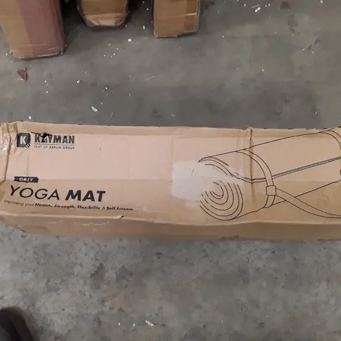 BOXED KEPLIN YOGA MAT - GREY 