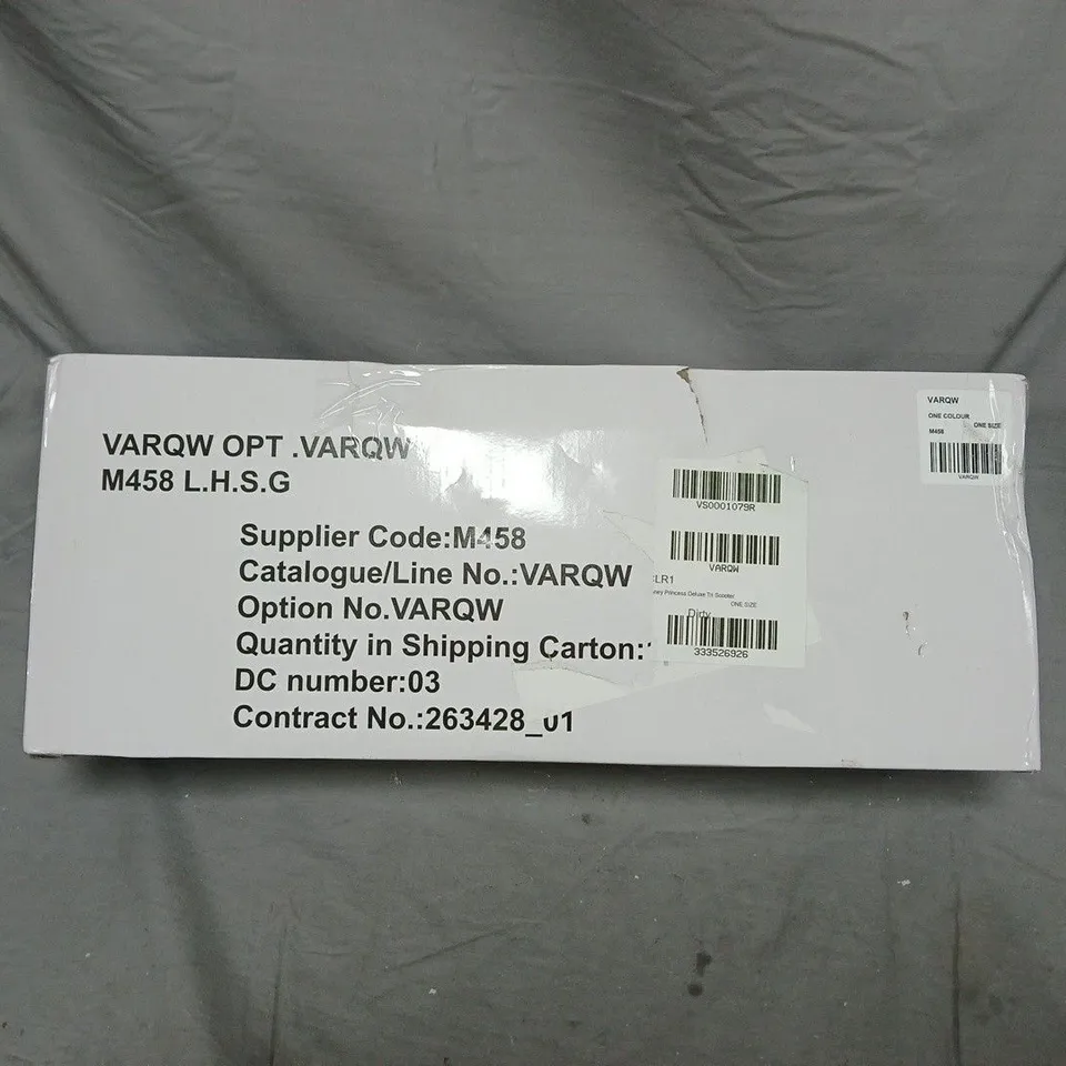 DISNEY PRINCESS DELUXE TRI SCOOTER  RRP £29.99