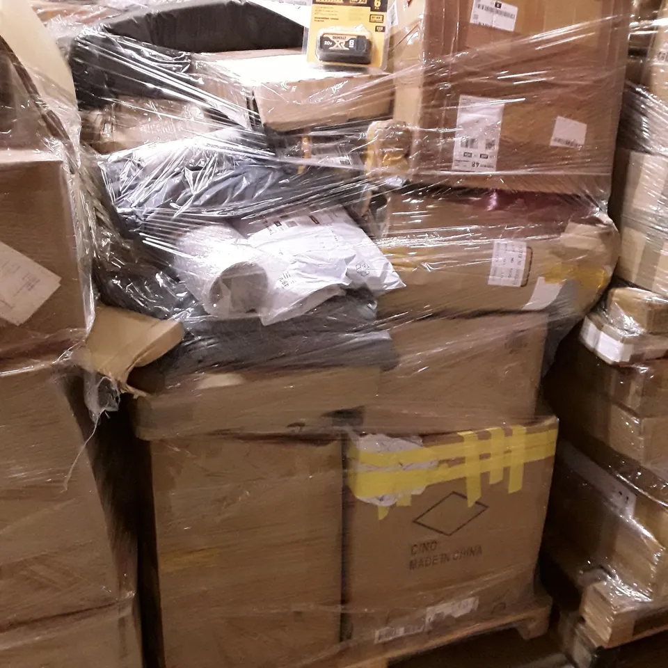 PALLET CONTAINING ASSORTED PRODUCTS INCLUDING DEWALT LITHIUM ION BATTERIES & ASSORTED WALLPAPERS