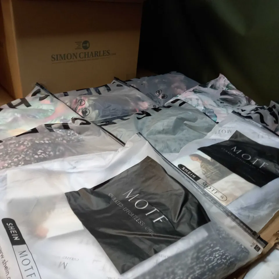 LOT OF APPROX 15 ASSORTED BAGGED SHEIN PRODUCTS