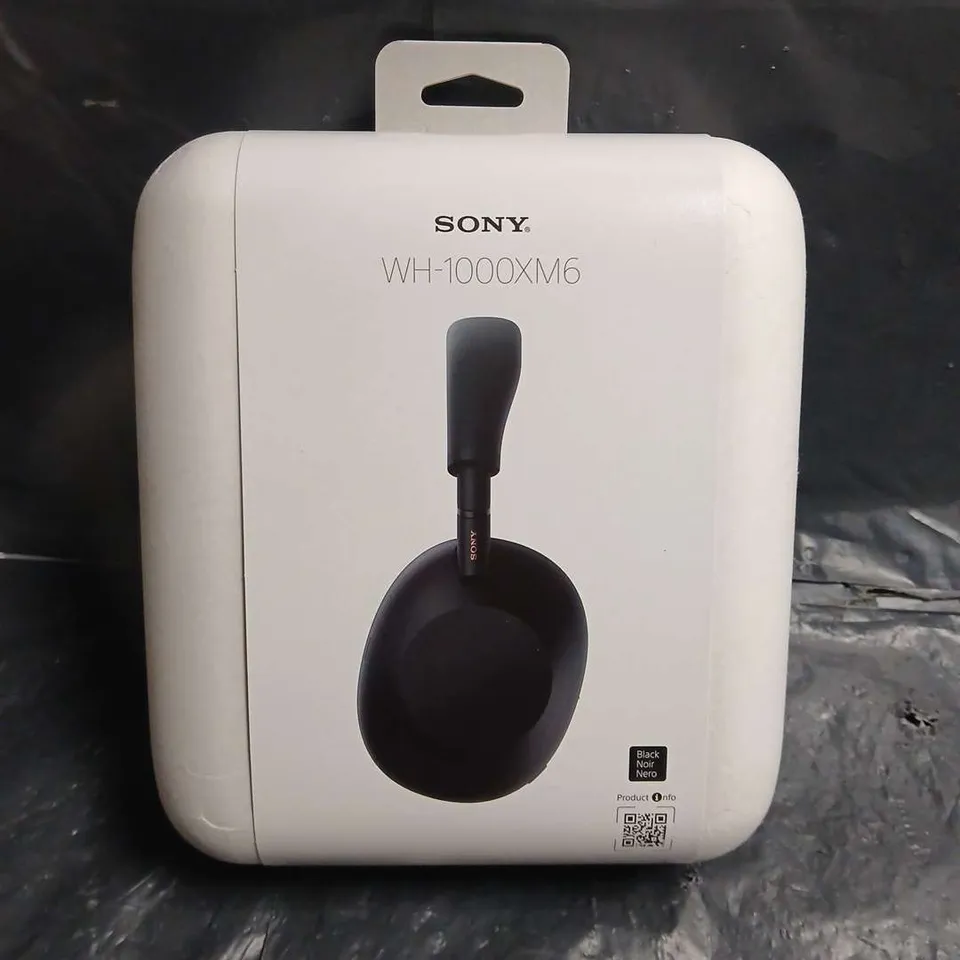 SONY WH-1000XM6 WIRELESS HEADPHONES - BLACK (WITH CARRY CASE AND 3.5MM CABLE)