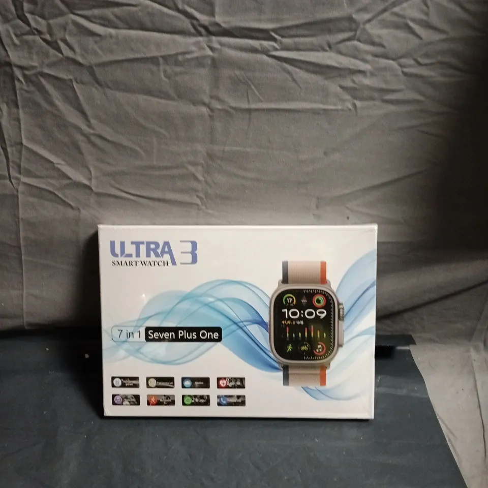 ULTRA 3 SMART WATCH – 7 IN 1 (BOXED)