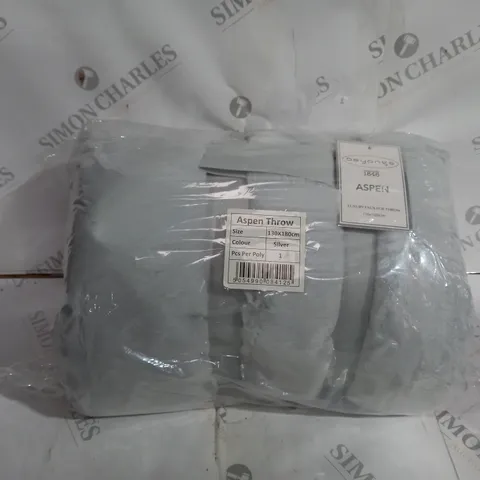 DEYONGS ASPEN THROW IN GREY