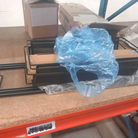 BOXED 3 TIER STORAGE TROLLEY 