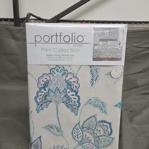 PORTFOLIO SUPER KING DUVET SET