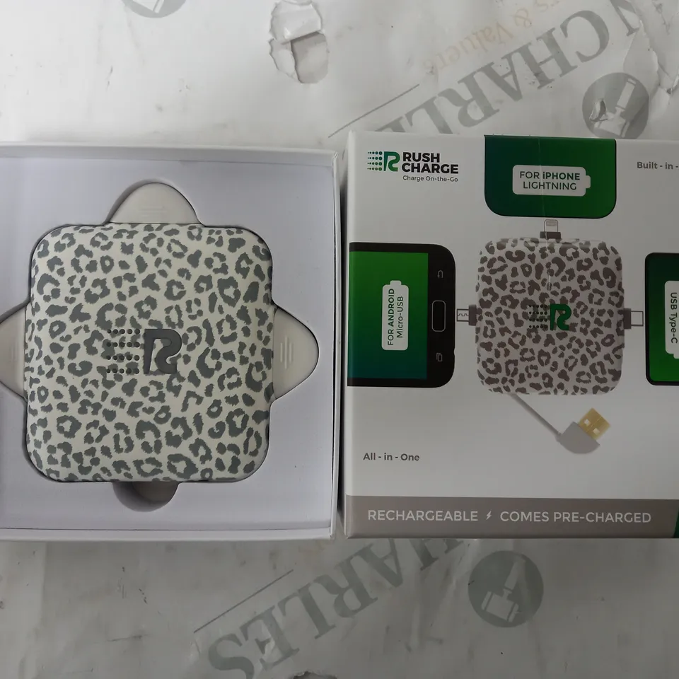 RUSH CHARGE 4500MAH TRIDENT PORTABLE CHARGER