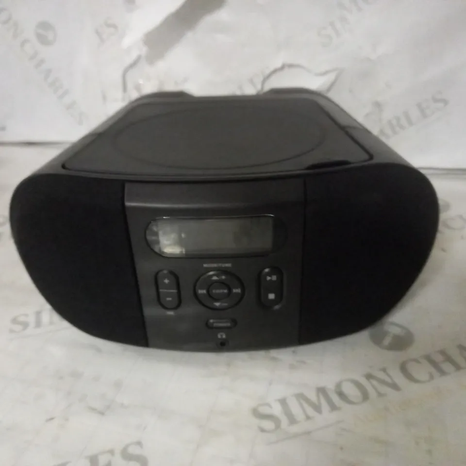 ASDATECH CD BOOMBOX IN BLACK